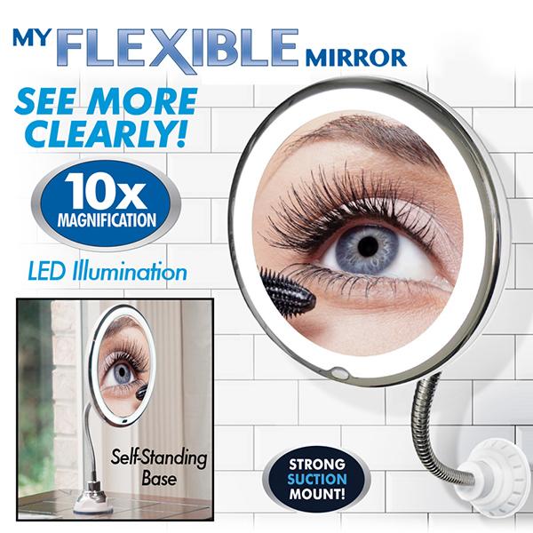 10X magnification 360-Degree Rotating Makeup Mirror