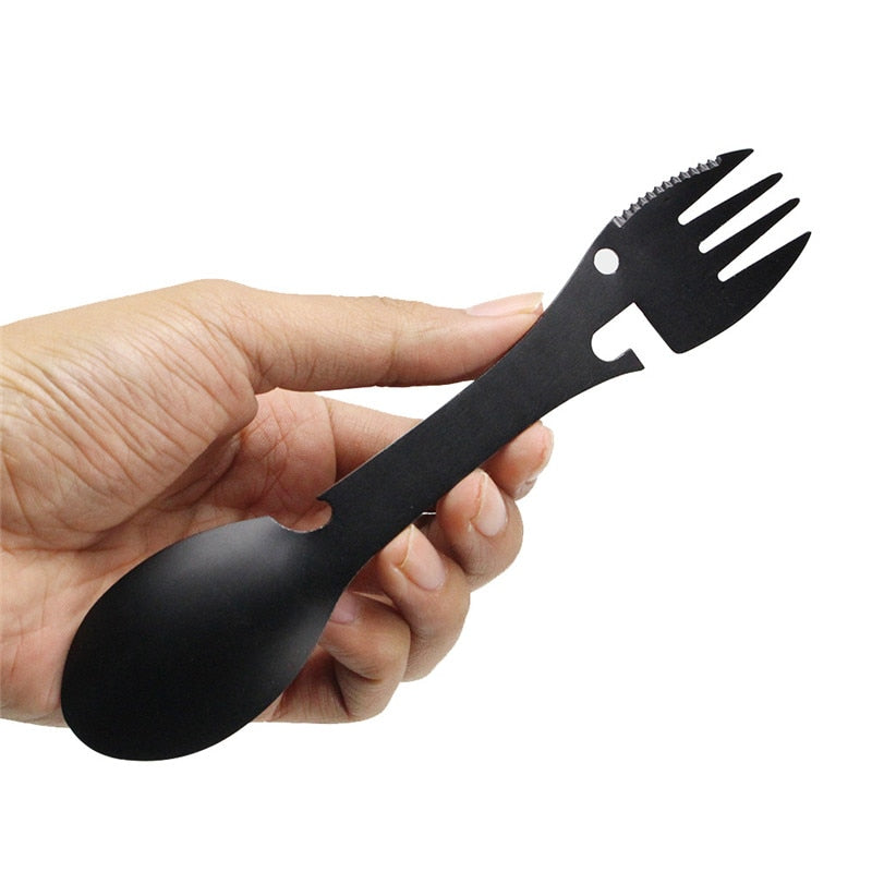 5 in 1 Outdoor Multi Function Stainless Steel Spork